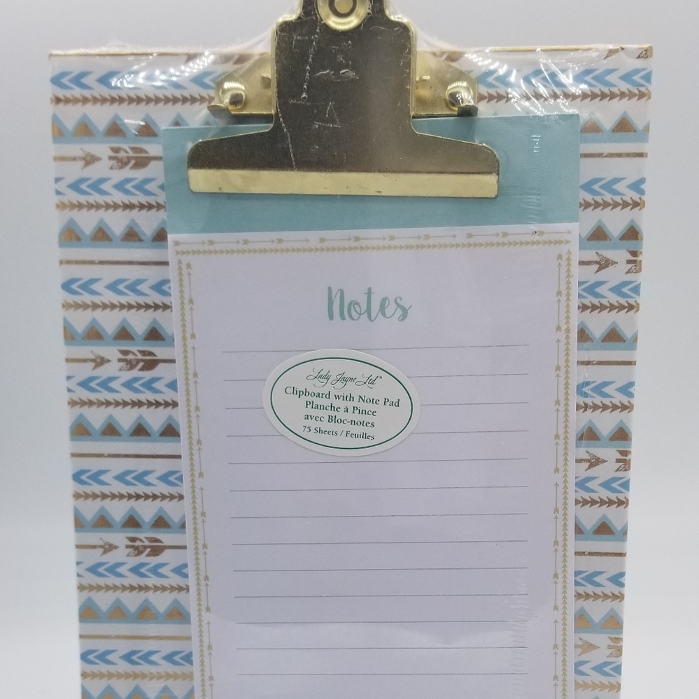 Lady Jayne Ltd. Clipboard and Note Pad